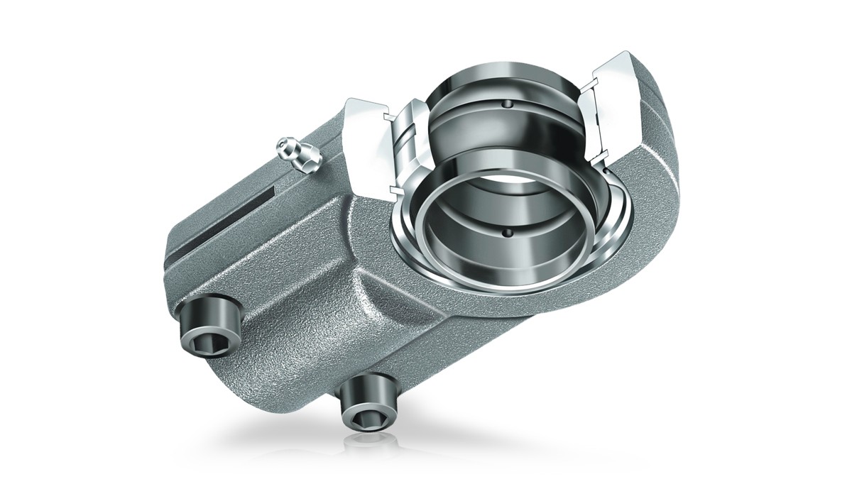Spherical plain bearings requiring maintenance