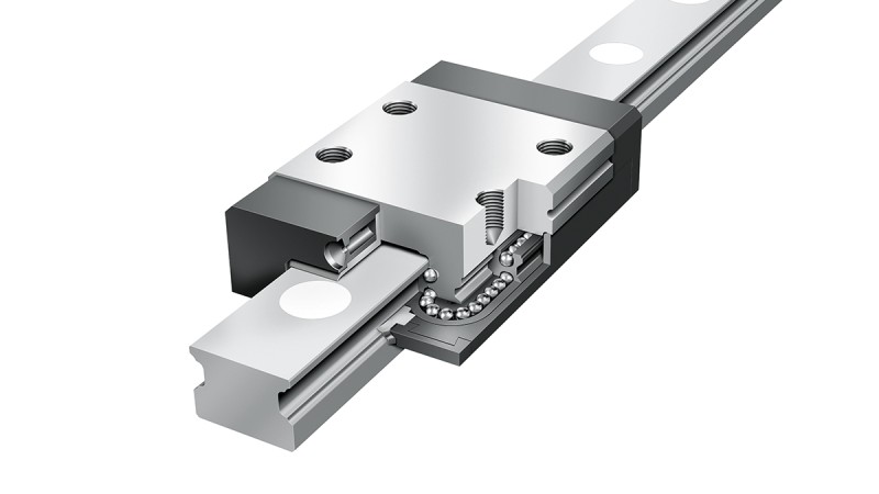 Schaeffler linear guides: Four-row miniature linear ball bearing and guideway assemblies