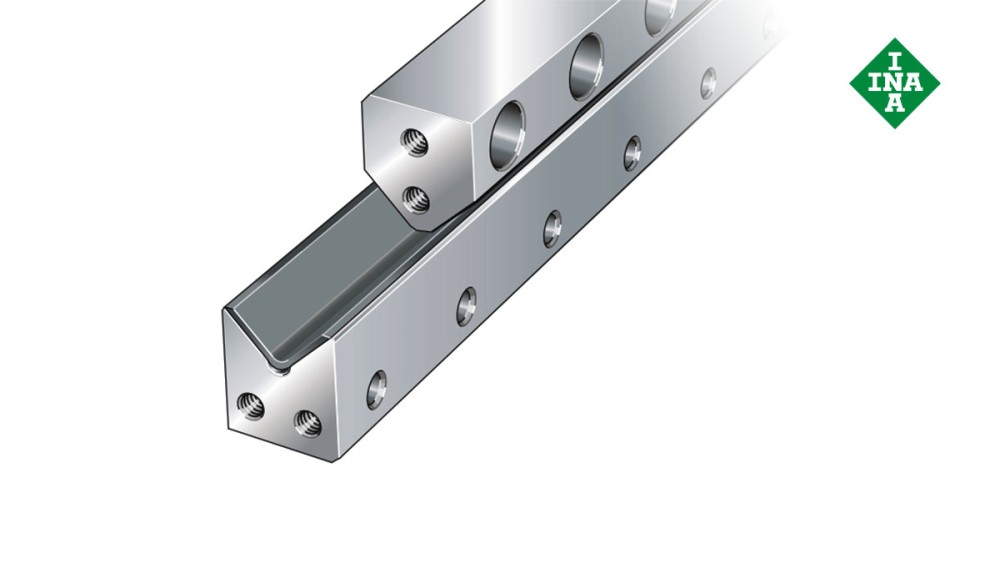 Schaeffler linear guides: M guideways with plain sliding layer and V guideways